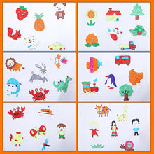 Load image into Gallery viewer, 20pcs Montessori Toys Wooden Kids Drawing Toys DIY Painting Template Stencils Coloring Puzzle Learning Educational Toys for Children Gift
