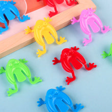Load image into Gallery viewer, 12Pcs Jumping Frog Toys Parent-child Bounce Frogs Fidget Toys Stress Reliever Novelty Toys for Children Birthday Party Gift
