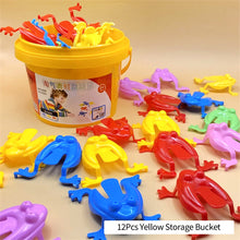 Load image into Gallery viewer, 12/18/24Pcs Jumping Frog Toys Parent-child Bounce Frogs Fidget Toys Stress Reliever Novelty Toys for Children Birthday Party Gift
