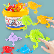 Load image into Gallery viewer, 12/18/24Pcs Jumping Frog Toys Parent-child Bounce Frogs Fidget Toys Stress Reliever Novelty Toys for Children Birthday Party Gift
