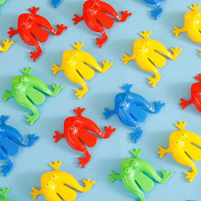 Load image into Gallery viewer, 12/18/24Pcs Jumping Frog Toys Parent-child Bounce Frogs Fidget Toys Stress Reliever Novelty Toys for Children Birthday Party Gift
