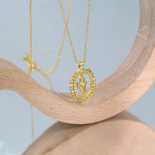 Load image into Gallery viewer, Love and Eternity Tulip Vintage Lace Necklace Women's Light Luxury Collar Chain Sweater Chain Elegant Women Necklace
