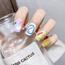 Load image into Gallery viewer, 3D Thin and Transparent Nail Enhancement Sticker Back Glue Nail Sticker Nail Enhancement Sticker Nail Art Stickers
