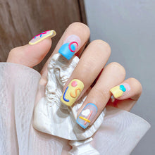 Load image into Gallery viewer, 3D Thin and Transparent Nail Enhancement Sticker Back Glue Nail Sticker Nail Enhancement Sticker Nail Art Stickers

