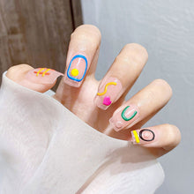 Load image into Gallery viewer, 3D Thin and Transparent Nail Enhancement Sticker Back Glue Nail Sticker Nail Enhancement Sticker Nail Art Stickers
