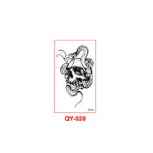 Load image into Gallery viewer, Butterfly Tattoo Sticker Waterproof Durable Snake Pistol for Men and Women Color Artistic Flower Totem Waterproof Tattoo Sticker
