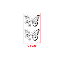 Load image into Gallery viewer, Butterfly Tattoo Sticker Waterproof Durable Snake Pistol for Men and Women Color Artistic Flower Totem Waterproof Tattoo Sticker
