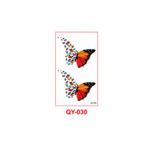 Load image into Gallery viewer, Butterfly Tattoo Sticker Waterproof Durable Snake Pistol for Men and Women Color Artistic Flower Totem Waterproof Tattoo Sticker
