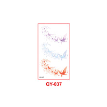 Load image into Gallery viewer, Butterfly Tattoo Sticker Waterproof Durable Snake Pistol for Men and Women Color Artistic Flower Totem Waterproof Tattoo Sticker
