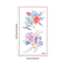 Load image into Gallery viewer, Small Fresh Tattoo Sticker Waterproof Durable Snake Pistol for Men and Women Color Artistic Flower Totem Waterproof Tattoo Sticker
