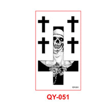 Load image into Gallery viewer, Small Fresh Tattoo Sticker Waterproof Durable Snake Pistol for Men and Women Color Artistic Flower Totem Waterproof Tattoo Sticker

