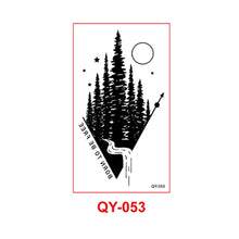 Load image into Gallery viewer, Small Fresh Tattoo Sticker Waterproof Durable Snake Pistol for Men and Women Color Artistic Flower Totem Waterproof Tattoo Sticker
