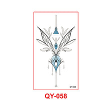 Load image into Gallery viewer, Small Fresh Tattoo Sticker Waterproof Durable Snake Pistol for Men and Women Color Artistic Flower Totem Waterproof Tattoo Sticker
