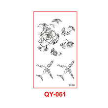 Load image into Gallery viewer, Small Fresh Tattoo Sticker Waterproof Durable Snake Pistol for Men and Women Color Artistic Flower Totem Waterproof Tattoo Sticker
