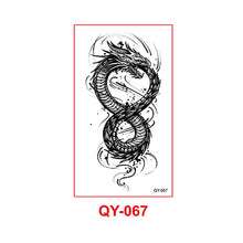 Load image into Gallery viewer, Small Fresh Tattoo Sticker Waterproof Durable Snake Pistol for Men and Women Color Artistic Flower Totem Waterproof Tattoo Sticker
