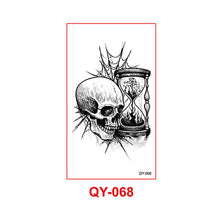 Load image into Gallery viewer, Small Fresh Tattoo Sticker Waterproof Durable Snake Pistol for Men and Women Color Artistic Flower Totem Waterproof Tattoo Sticker
