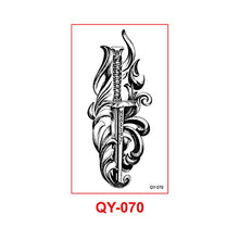 Load image into Gallery viewer, Small Fresh Tattoo Sticker Waterproof Durable Snake Pistol for Men and Women Color Artistic Flower Totem Waterproof Tattoo Sticker
