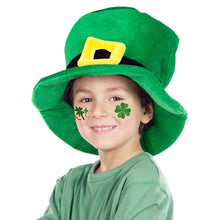 Load image into Gallery viewer, Children's St. Patrick's Day Theme Tattoo Sticker Clover Face Sticker Irish Day Tattoo Sticker Creative Children Tattoo Sticker
