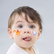 Load image into Gallery viewer, Cute Children's Cartoon Watercolor Style Dinosaur Tattoo Sticker Cute Glitter Glitter Waterproof Sweatproof Tattoo Sticker
