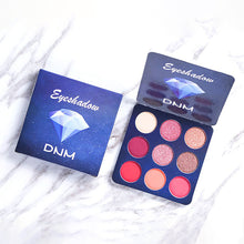 Load image into Gallery viewer, Colorful 9-color Eye Shadow Plate Waterproof Pearlescent Matte Pumpkin Color Earth Color Nine Palace Grid Makeup Plate
