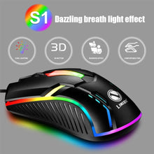 Load image into Gallery viewer, Wired Backlit Mouse Competitive Gaming Mouse Notebook Office Luminous Mouse
