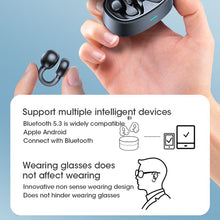 Load image into Gallery viewer, Earphone Bluetooth 5.3 Ear Clip on Ear Earring Wireless Headphones Sports Headsets Ear Hook with Mic
