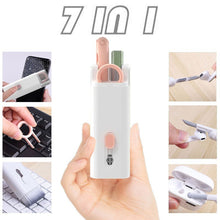 Load image into Gallery viewer, 7 in 1 Cleaning Kit Computer Keyboard Cleaner Brush Earphones Cleaning Pen For AirPods iPhone Cleaning Tools Keycap Puller Set
