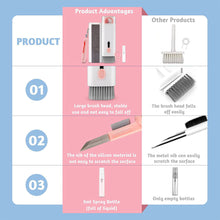 Load image into Gallery viewer, 7 in 1 Cleaning Kit Computer Keyboard Cleaner Brush Earphones Cleaning Pen For AirPods iPhone Cleaning Tools Keycap Puller Set

