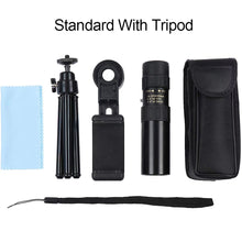 Load image into Gallery viewer, Professional Monocular Telescope Powerful Binoculars with Tripod&amp;phone Holder for Camping Travel Portable Telescope 4K 10-300X40
