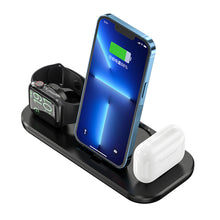 Load image into Gallery viewer, 3 in 1 Wireless Charger Foldable Fast Charging Station for iPhone 14 13 12 11 Pro Max X XS XR 8 Plus Apple Watch 8 7 Airpods Pro
