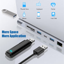 Load image into Gallery viewer, USB C Dock Dual HDMI-compatible VGA USB Hub Adapter Type C Laptop Docking Station For HP Elitebook Dell XPS Lenovo ThinkPad Asus
