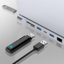 Load image into Gallery viewer, USB C Dock Dual HDMI-compatible VGA USB Hub Adapter Type C Laptop Docking Station For HP Elitebook Dell XPS Lenovo ThinkPad Asus
