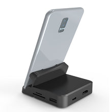 Load image into Gallery viewer, 8 In 1 Type C HUB Docking Station Phone Stand Dex Pad Station USB C To HDMI-compatible Dock Power Charger Kit for For Samsung
