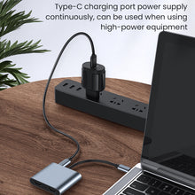 Load image into Gallery viewer, Type C to Dual HDMI-Compatible USB 3.0 PD Converter 4 in 1 USB C Dock Station Hub 4K Adapter Cable For Phone Macbook Laptop TV
