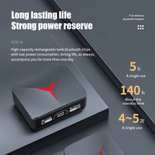 Load image into Gallery viewer, Bluetooth 5.3 Wireless TWS Gaming Headset with Sliding Charging Case HD Call Earbuds Waterproof Stereo Music Earphone
