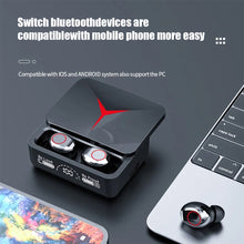 Load image into Gallery viewer, Bluetooth 5.3 Wireless TWS Gaming Headset with Sliding Charging Case HD Call Earbuds Waterproof Stereo Music Earphone
