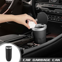 Load image into Gallery viewer, Car Garbage Can Mini Trash Can Cup Holder Car Trash Can Small Trash Bin For Car Leakproof Vehicle Automotive
