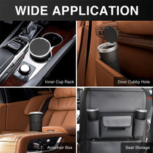 Load image into Gallery viewer, Car Garbage Can Mini Trash Can Cup Holder Car Trash Can Small Trash Bin For Car Leakproof Vehicle Automotive
