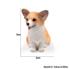 Load image into Gallery viewer, Cute Mini Resin Doll Car Auto Interior Ornament Dashboard Dog Toys Accessories Corgi Decorate Exquisite Puppy Gift Decorations
