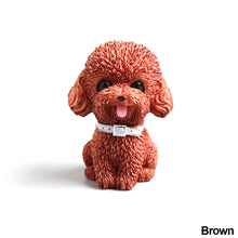 Load image into Gallery viewer, Mni Resin Car Teddy Dog Ornament Figurine Animal Model Home Decor Miniature Garden Decoration Dolls Desktop
