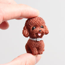 Load image into Gallery viewer, Mni Resin Car Teddy Dog Ornament Figurine Animal Model Home Decor Miniature Garden Decoration Dolls Desktop
