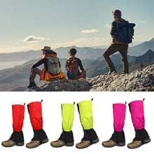 Load image into Gallery viewer, Outdoor Hiking Legging Gaiters Waterproof Leg Covers Shoes Cover For Camping Climbing Desert Boots Shoes Gaiters Legs Protection
