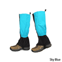 Load image into Gallery viewer, Outdoor Hiking Legging Gaiters Waterproof Leg Covers Shoes Cover For Camping Climbing Desert Boots Shoes Gaiters Legs Protection
