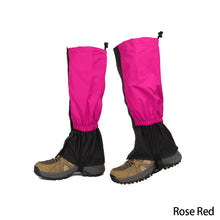 Load image into Gallery viewer, Outdoor Hiking Legging Gaiters Waterproof Leg Covers Shoes Cover For Camping Climbing Desert Boots Shoes Gaiters Legs Protection
