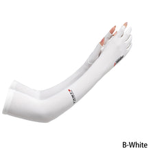Load image into Gallery viewer, 1Pair Women Men Cooling Arm Sleeves Cover Sports Running UV Sun Protection Gloves Outdoor Fishing Cycling Driving Sleeves
