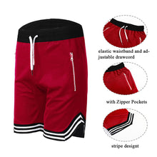 Load image into Gallery viewer, Summer Men Shorts Gym Shorts Men Mesh Running Shorts Men Quick Dry Loose Sport Basketball Training Shorts Male Sportswear
