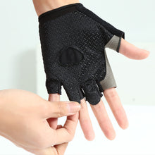 Load image into Gallery viewer, Anti-Slip Half Finger Gym Gloves for Weight Lifting Dumbbell Bodybuilding Women Men Fitness Workout Training Cycling Gloves
