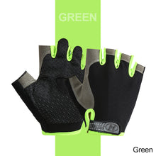 Load image into Gallery viewer, Anti-Slip Half Finger Gym Gloves for Weight Lifting Dumbbell Bodybuilding Women Men Fitness Workout Training Cycling Gloves

