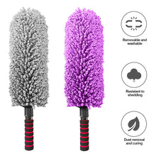 Load image into Gallery viewer, Car Microfiber Wax Brush Multifunction Retractable Car Duster Removing Cheaner For Furniture Cleaning Tool Microfiber Washer
