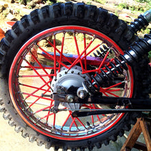 Load image into Gallery viewer, 36Pcs Universal Motorcycle Dirt Bike Wheel Rim Cover Spoke Skins Wrap Tubes Warning Safety Decor Protector for Bicycles Moto
